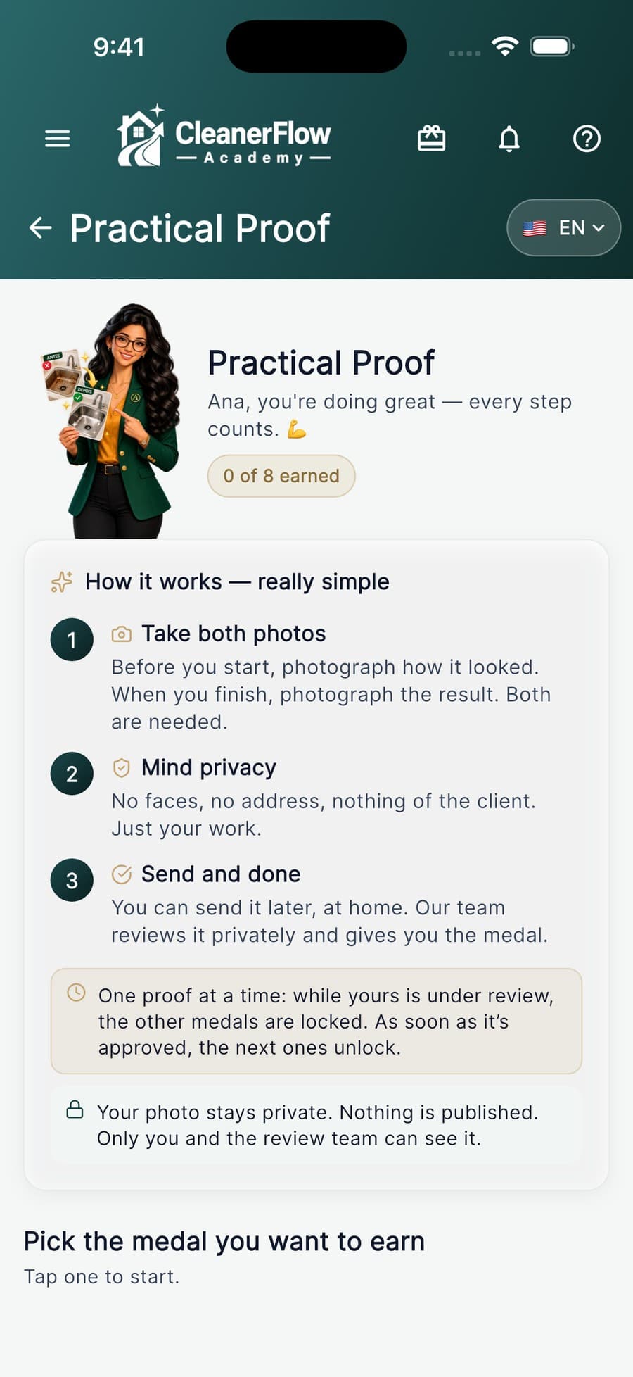 Your work photos, done right.